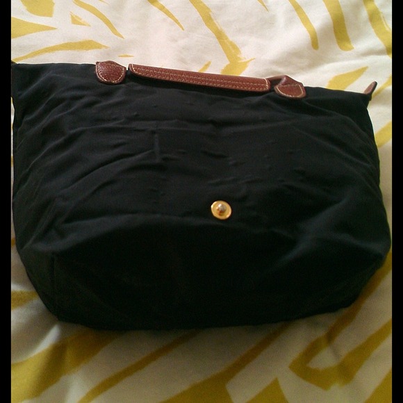 *sold*authentic small black longchamp le pliage - Picture 3 of 4