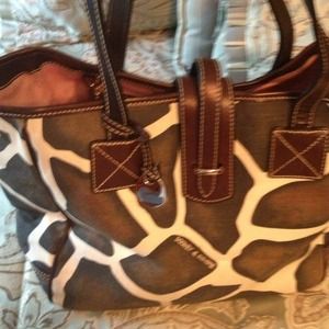 Dooney & Bourke Giraffe Print Tote