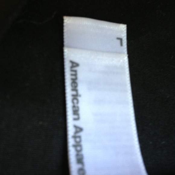 American Apparel black cotton blend dress - Picture 3 of 3