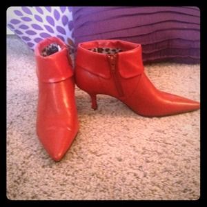 Red hot booties! Brand new without tag!