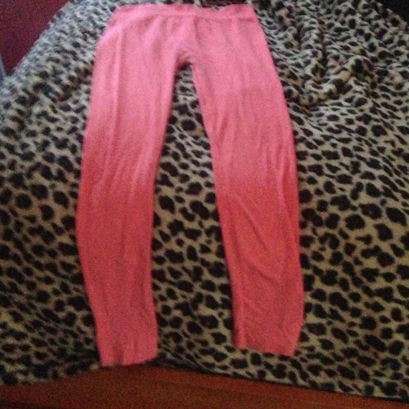 Peach leggings