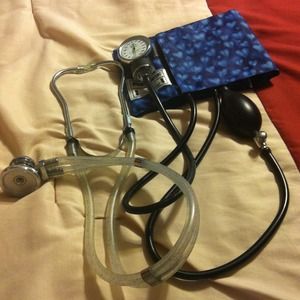 Stethoscope and blood pressure cuff obo
