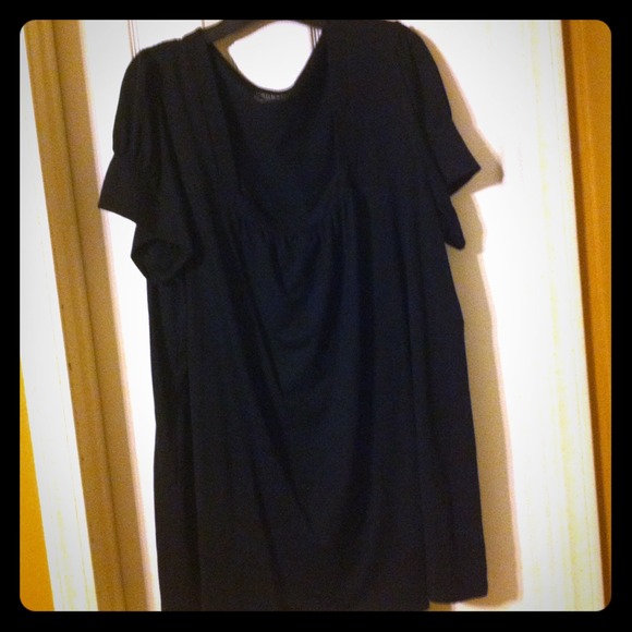 Sold Lane Bryant 22/24 Black Dress Shirt