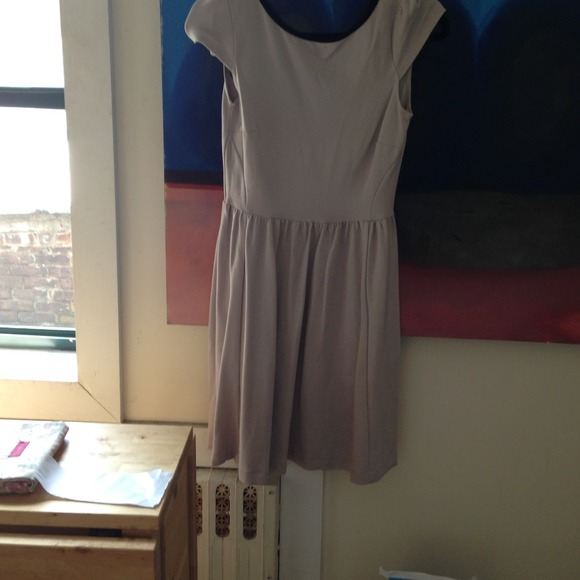Grey H&M office dress