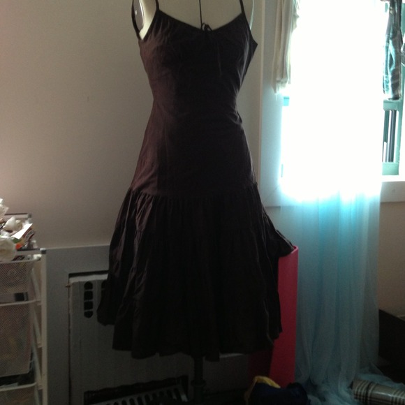 Brown Ann Taylor Loft summer sundress