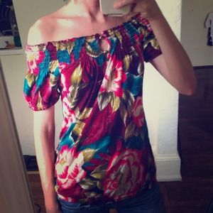 Lucky brand floral top.