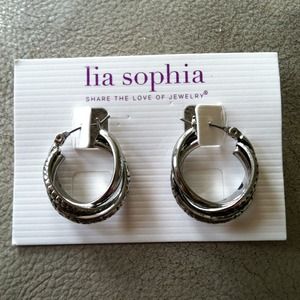 LS silver earrings & turquoise bracelet