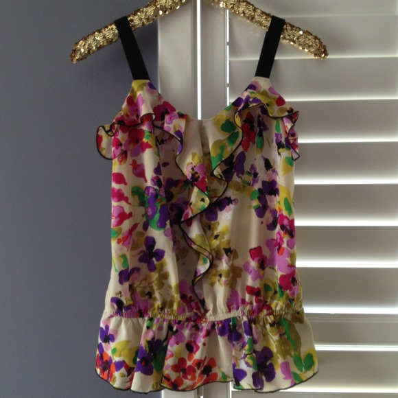❌SOLD❌ • X-SMALL FLORAL BLOUSE