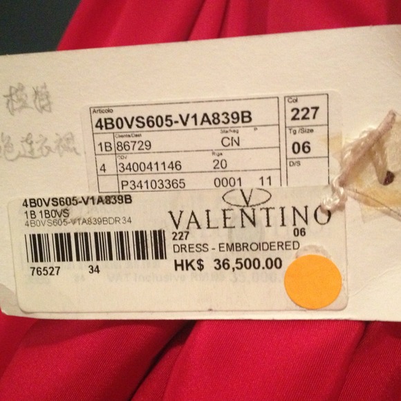 NWT $4700 Valentino Silk Dress - Picture 4 of 4