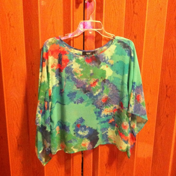 Colorful Floral blouse.