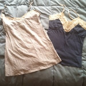 Bundle/lot of 2 Abercrombie Spaghetti Straps