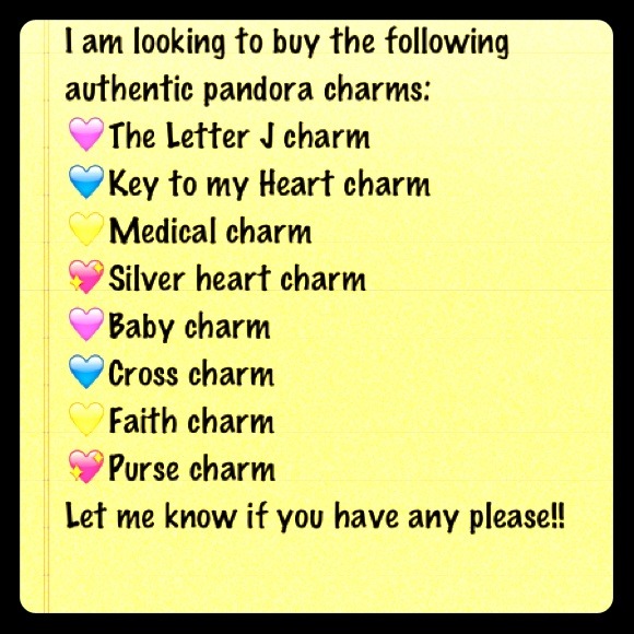 Pandora charms