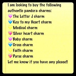 Pandora charms