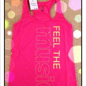 ~SOLD~ in bundle bright pink Zumba racerback