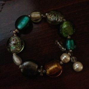 Silpada blown glass bracelet