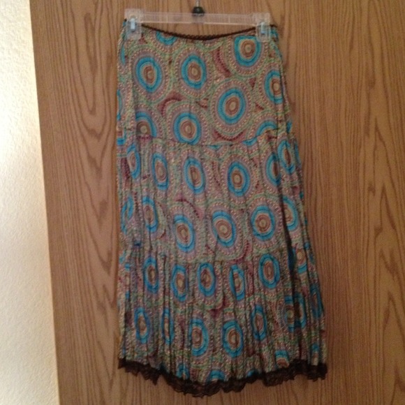 Shiny,light-weight-below knee perm pleat skirt - Picture 1 of 2