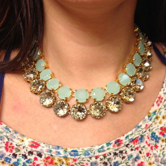 J. Crew Jewelry - Crystal Sparkle Necklace & Faceted Translucent