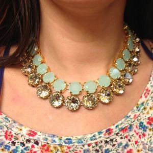 Crystal Sparkle Necklace & Faceted Translucent