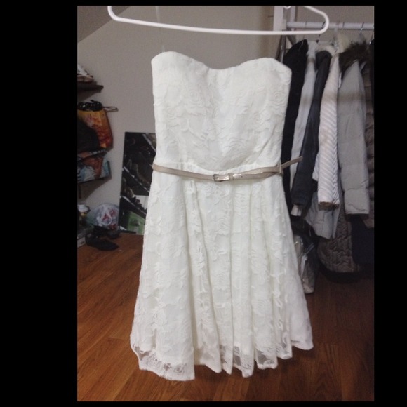 White short dress