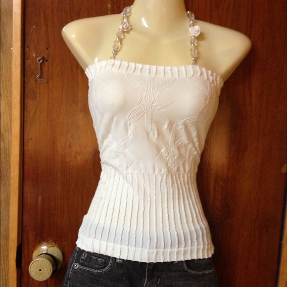 White tank top