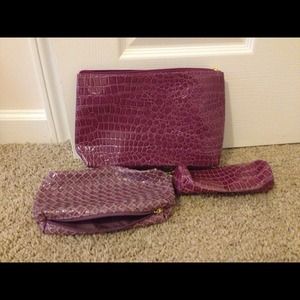 3 makeup bag combo made by Lily Pulitzer
