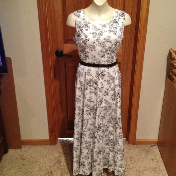 Toile Sundress blk/white