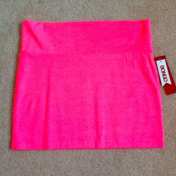 Bongo Pink Mini Skirt
