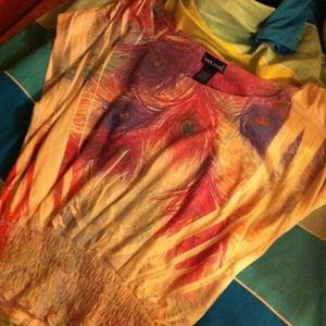 Slouchy wet seal top