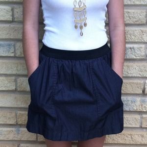 J Crew denim skirt