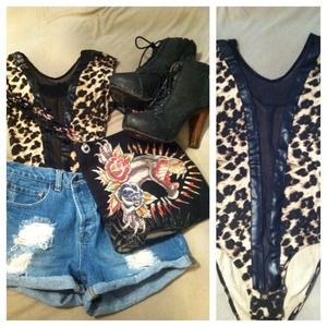 Cheetah body suit