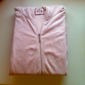 Juicy Couture velour zip up!
