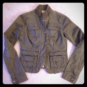 Abercrombie Military Style Jacket sz S - Olive
