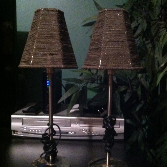 ❤❤ON HOLD FOR @delitorya ❤❤ Pair of beaded lamps