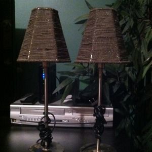 ❤❤ON HOLD FOR @delitorya ❤❤ Pair of beaded lamps