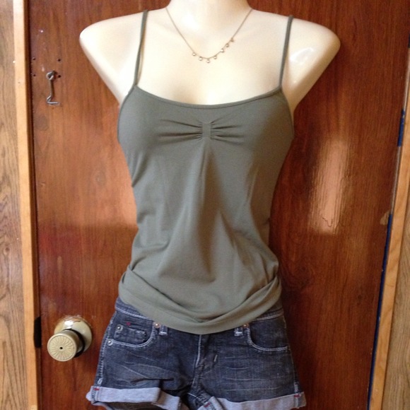 Green tank top