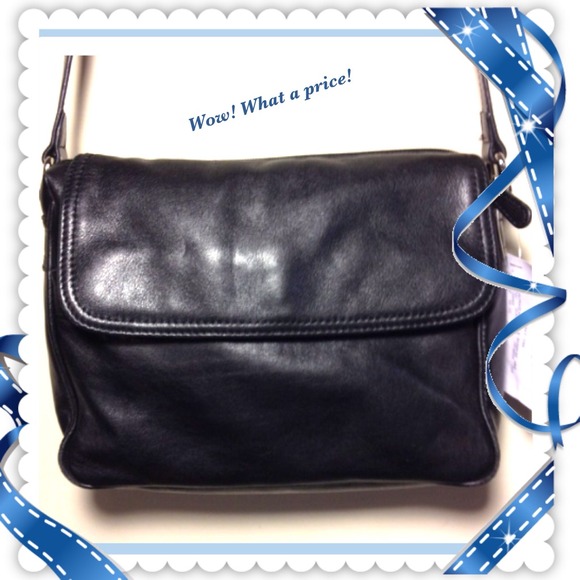 Leather Giani Bernini Cross Body Purse