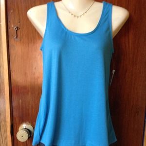Blue tank top