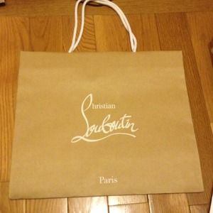 Christian louboutin shopping bag