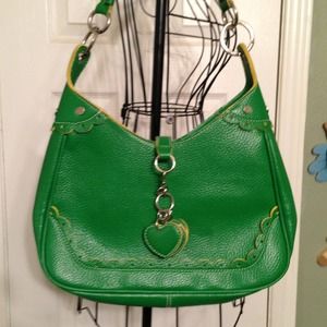 Green handbag