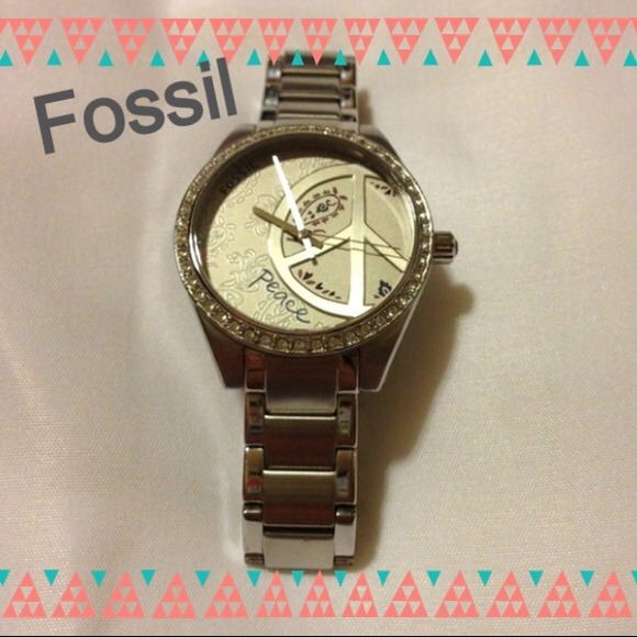 Fossil Jewelry - Fossil Peace Sign Watch