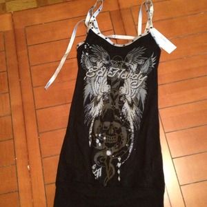Ed hardy tank dress