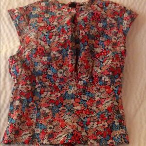 SOLD -- Bright & Colorful French Connection Top