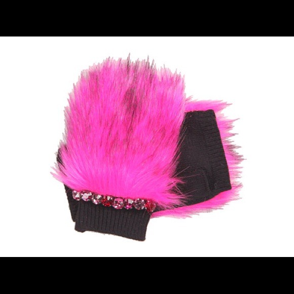 Juicy Couture Fur Handwarmers