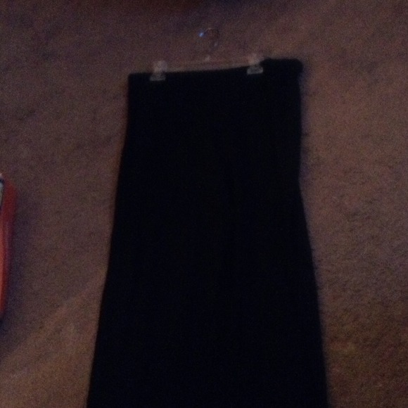 Knit pant with elastic waist , boot leg