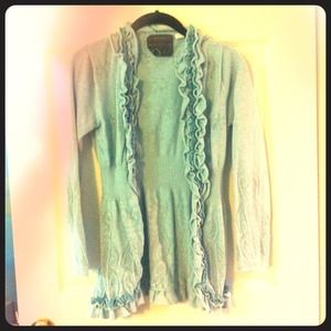 Anthropologie light blue Cardigan