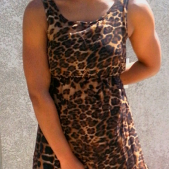 JUST IN! Chiffon Animal Print Dress