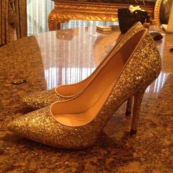Silver Sparkly Heels