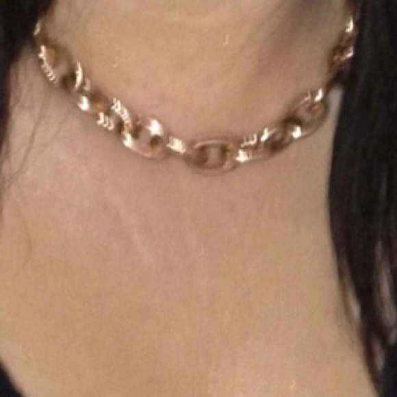 SOLD/BUNDLE Bronze Italian Rolo Link Necklace - Picture 2 of 2