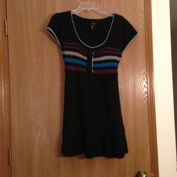 Short knit dress!