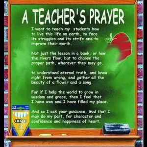 A Teacher's Prayer Throw (Blanket) NEW!